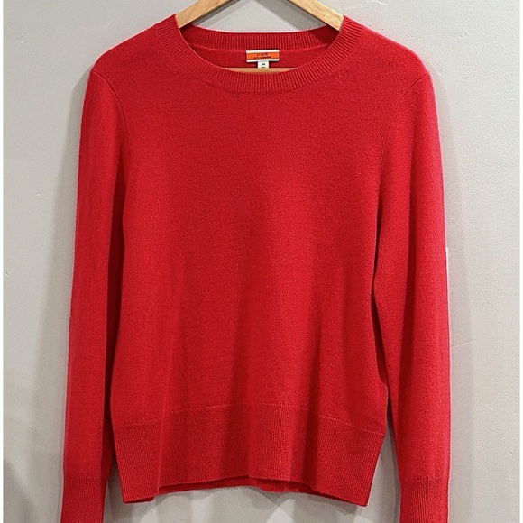 J. CREW Cashmere classic-fit crewneck sweater Size M - Picture 4 of 10